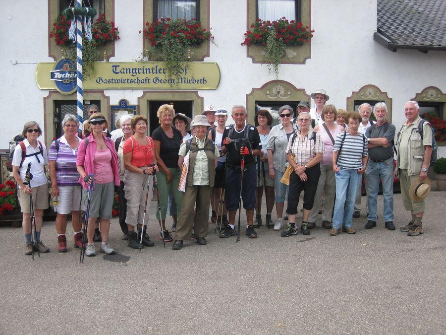 Wanderung am 17.08.2013 Teilnehmer in Eichelberg
