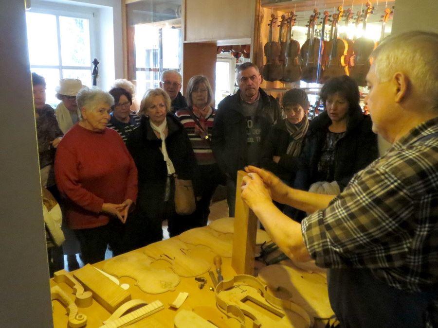 Besuch der Geigenwerkstatt Pöser am 16.01.2014