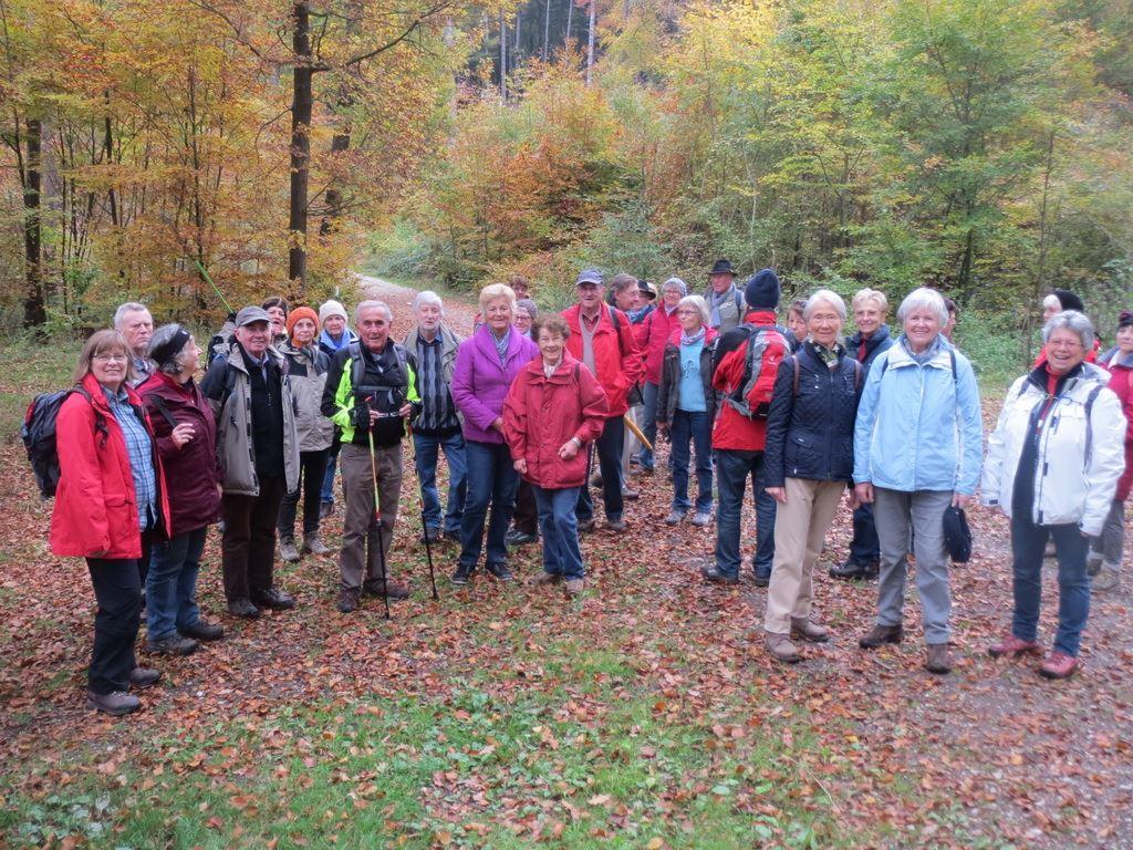 Wanderung am 24.10.2015 Teilnehmer