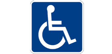 geeignet für Behinderte und Rollstuhlfahrer