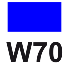 W70 Bahnhof Beratzhausen - Mariengrotte - Hinterthann - Högerllinde - Buxlohe - Grasental - Anschluss W69 
